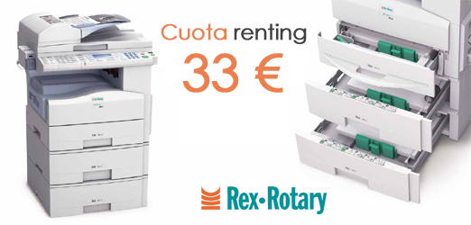 Rex Rotary MP171. Multifunci&oacute;n. Cuota renting: 33 &euro;